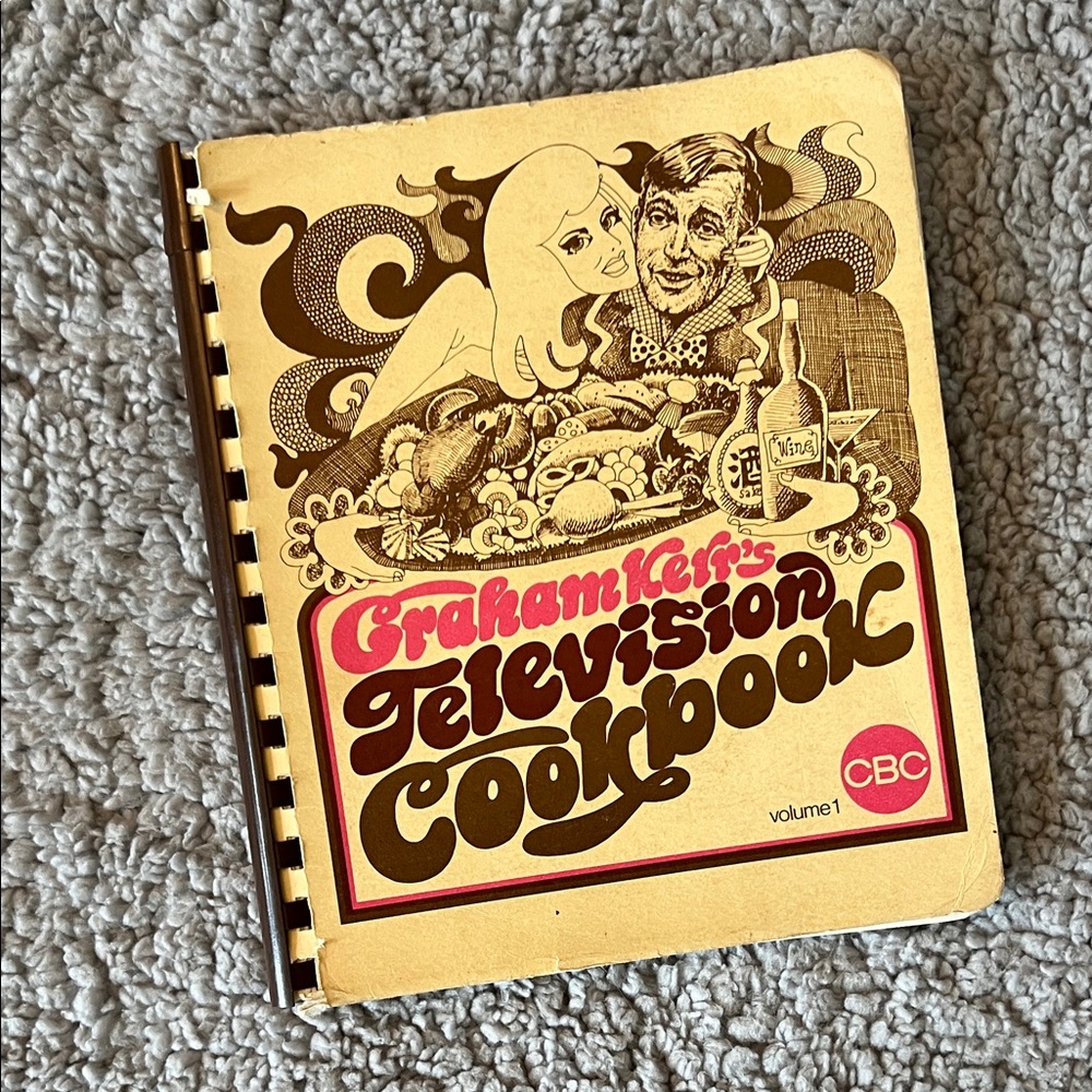 VINTAGE Graham Kerr's CBC Television Cookbook 1970s Softcover